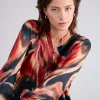 A-lijn Top Print>Summum Flash Sale