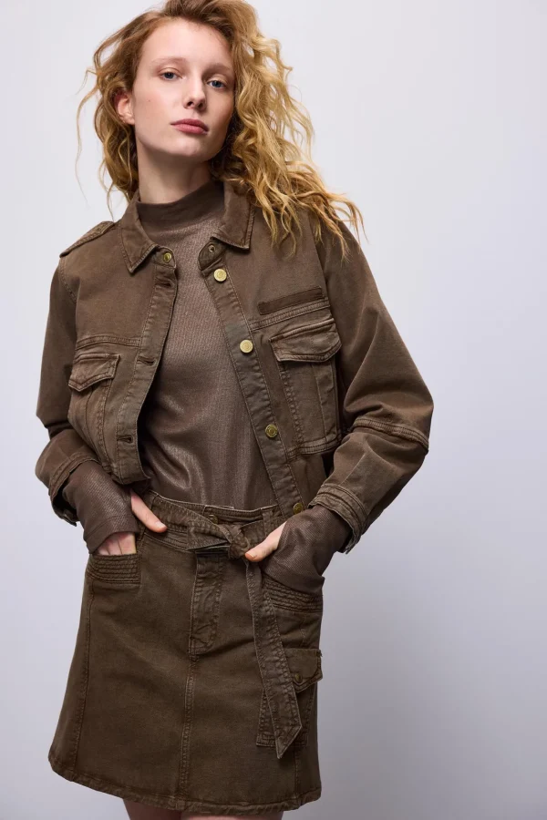 Army Stretch Twill Jack>Summum Cheap