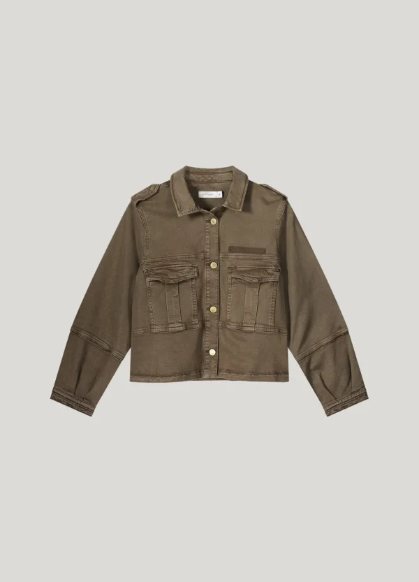 Army Stretch Twill Jack>Summum Cheap