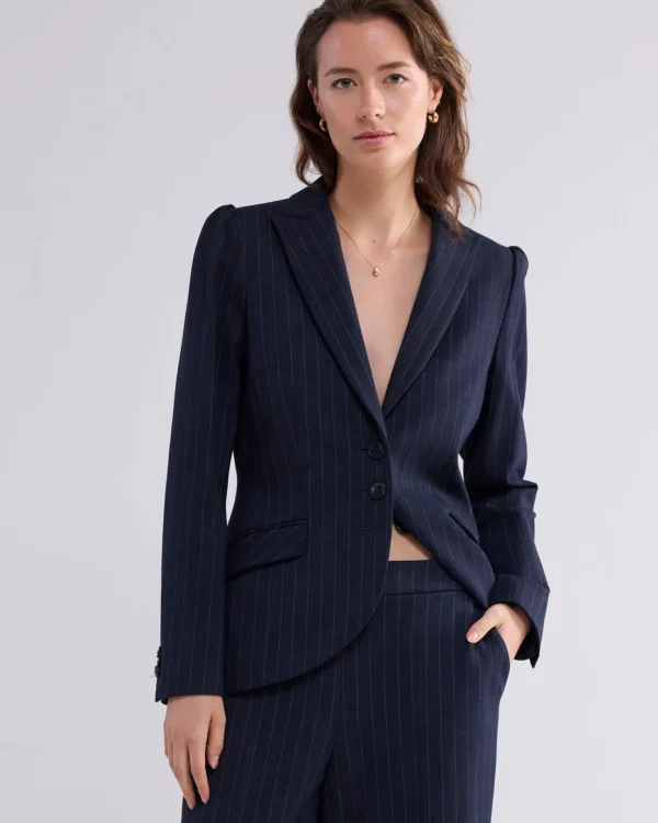 Blazer Met Krijtstreep>Summum Hot