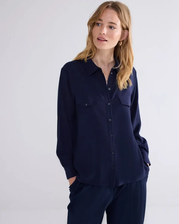 Blouse Met Borstklepjes>Summum Discount