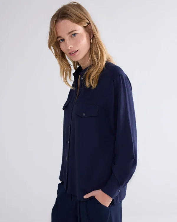 Blouse Met Borstklepjes>Summum Discount