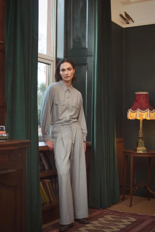 Blouse Met Borstklepjes>Summum Flash Sale