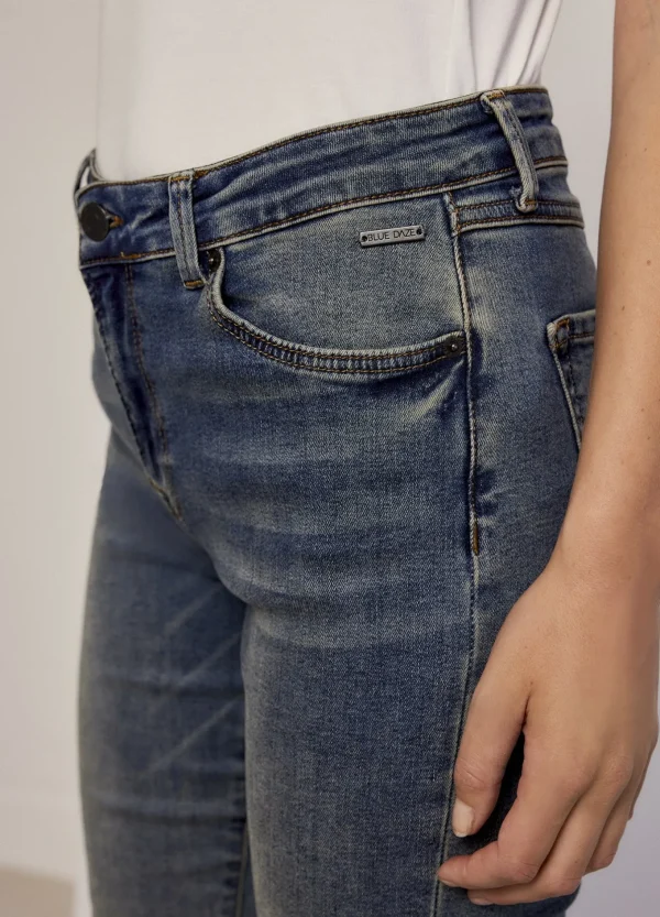 Blue Daze Denim Tapered Jeans>Summum Best Sale