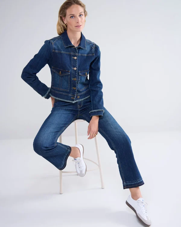 Bootcut Cropped Jeans>Summum Online