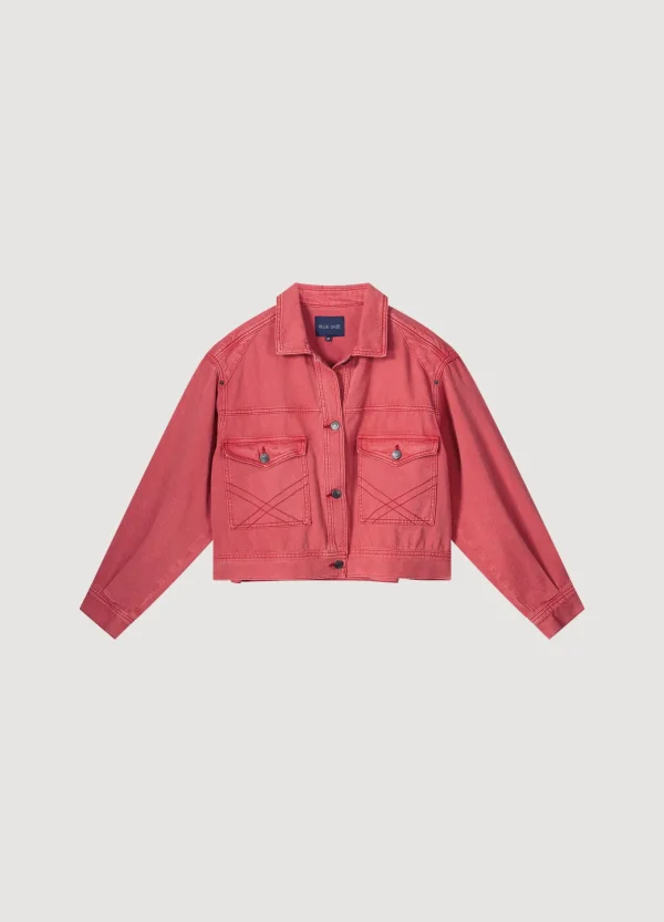 Boxy Denim Jacket>Summum Clearance