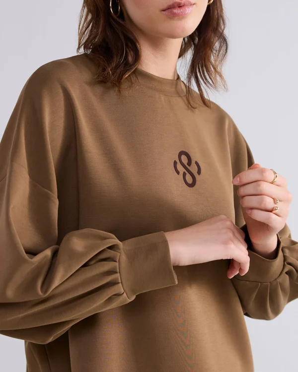 Boxy Sweatshirt Scuba>Summum Store