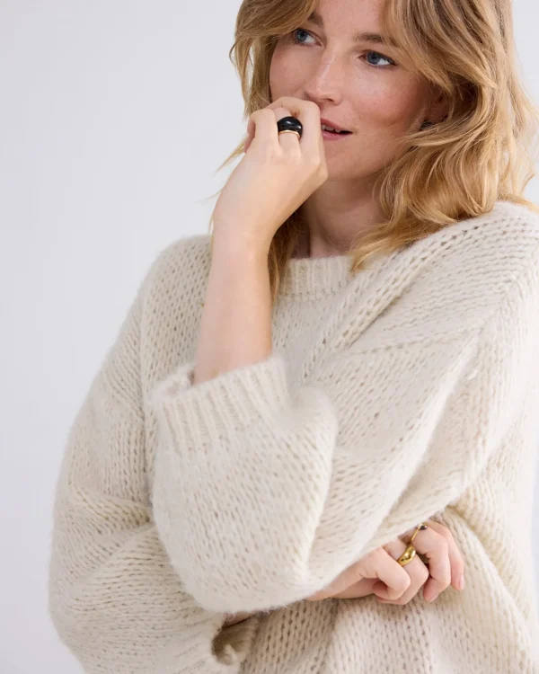 Boxy Trui Met Grove Steek>Summum Fashion