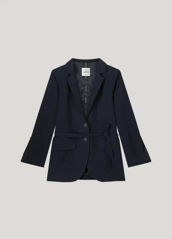 Boyfriend Blazer Met Stoffen Ceintuur>Summum Cheap