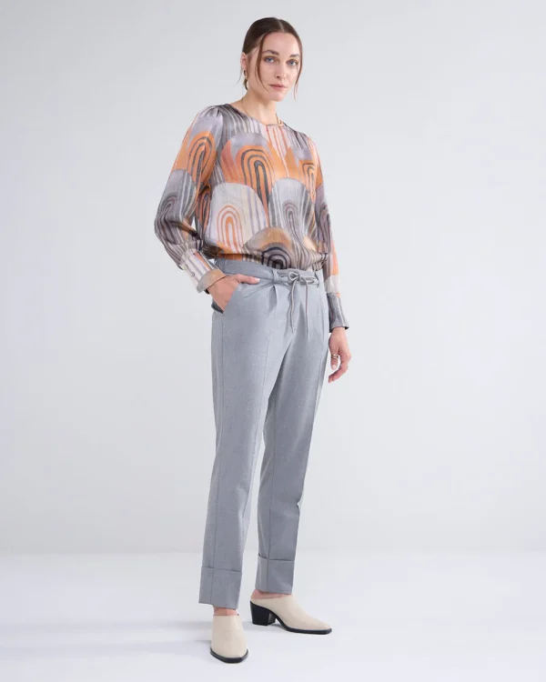 Broek Met Smalle Pijpen>Summum Best