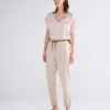 Casual Broek Met Koord>Summum Cheap