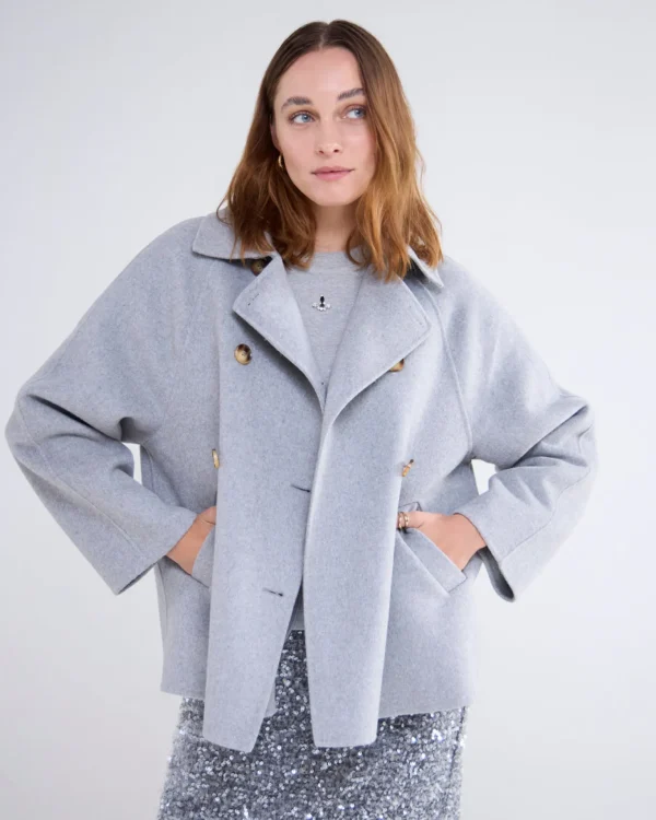 Classic Kort Wollen Jasje>Summum Outlet