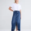 Denim Rok Hoge Split>Summum Hot