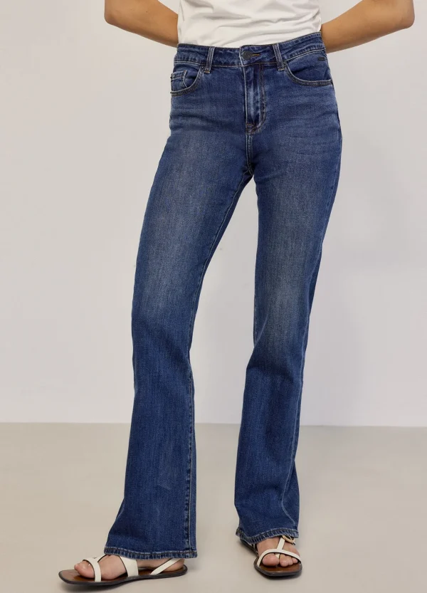 Flared Blue Daze Denim>Summum Fashion