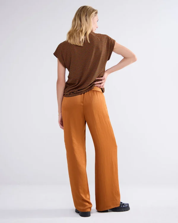 Glanzende Wijde Broek>Summum Hot