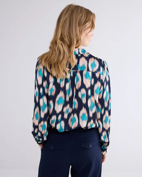 Ikat Blouse Met Ruches>Summum Cheap