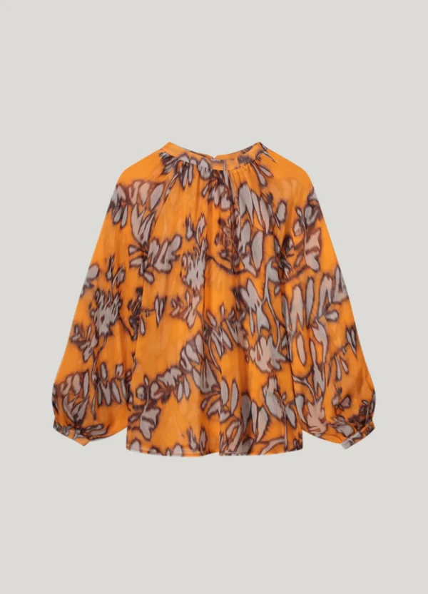2-in-1 Top Met Gerimpelde Hals>Summum Store