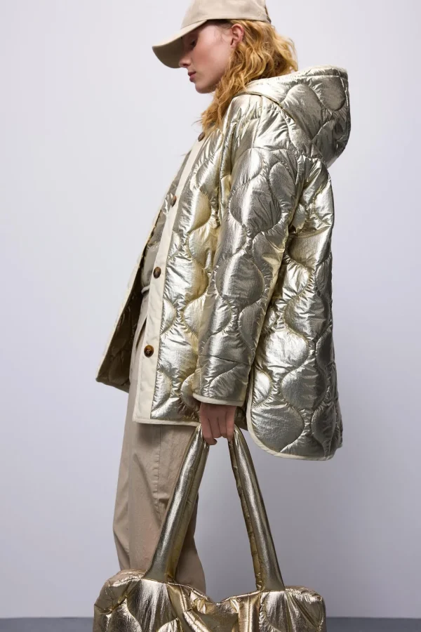 Jacket Quilted Metallic>Summum Fashion