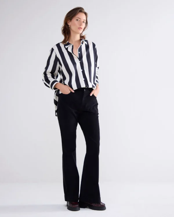 Klassieke Streepjesblouse>Summum Shop
