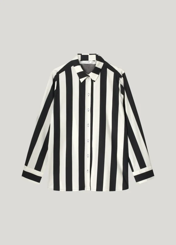 Klassieke Streepjesblouse>Summum Shop