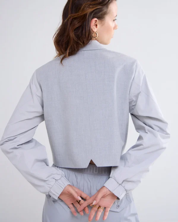 Korte Blazer Met Taft Mouwen>Summum Cheap