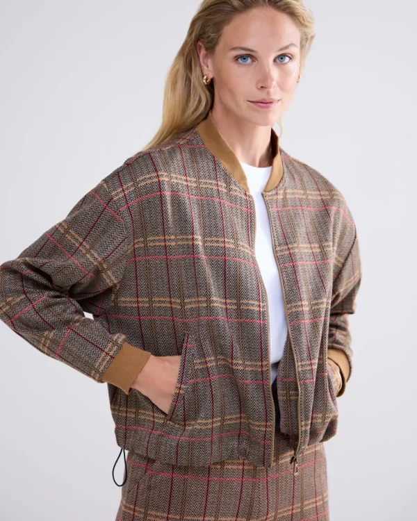 Korte Jacquard Bomber>Summum Best