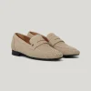 Leren Loafers Gouden Studs>Summum New