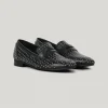 Leren Loafers Gouden Studs>Summum Sale
