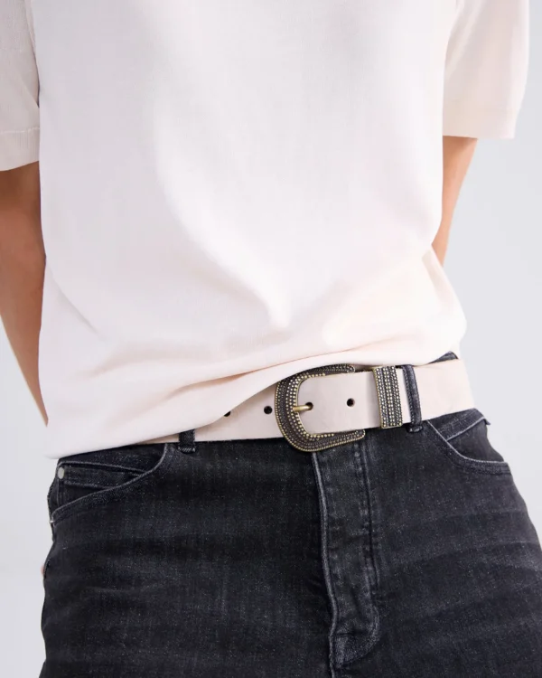 Leren Riem Suède-look>Summum Cheap