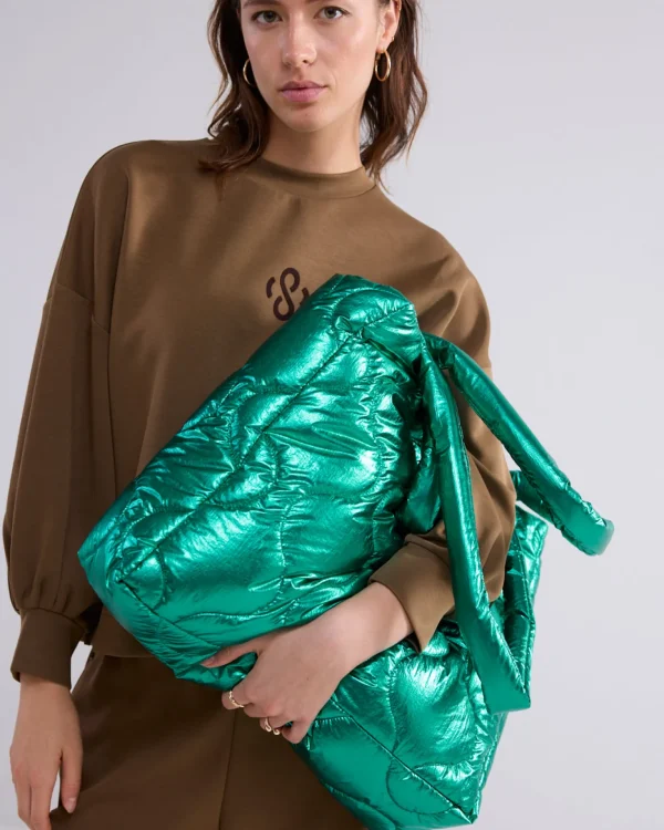 Metallic Puff Bag>Summum Hot