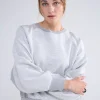 Metallic Sweatshirt Ronde Hals>Summum Hot