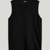 Mouwloze Top Rib-boordje>Summum Shop