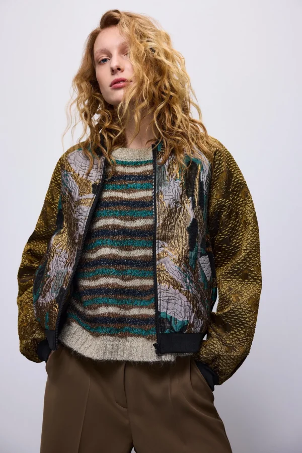 Multi Colour Alpaca Lurex Sweater>Summum New