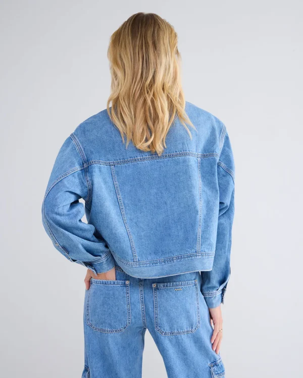Oversized Denim Jacket>Summum Outlet