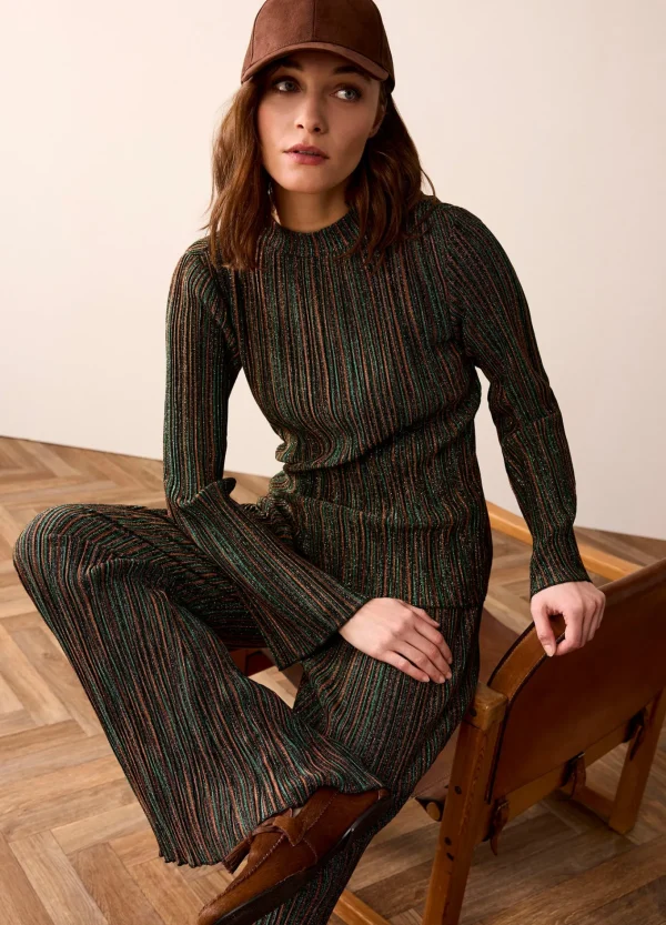 Plissé Jersey Top>Summum Clearance