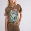 Round Neck T-shirt Met Print>Summum Shop