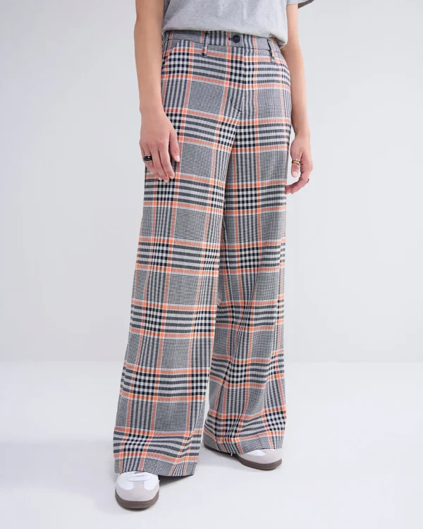Ruitjesbroek Met Wijde Pijp>Summum Shop
