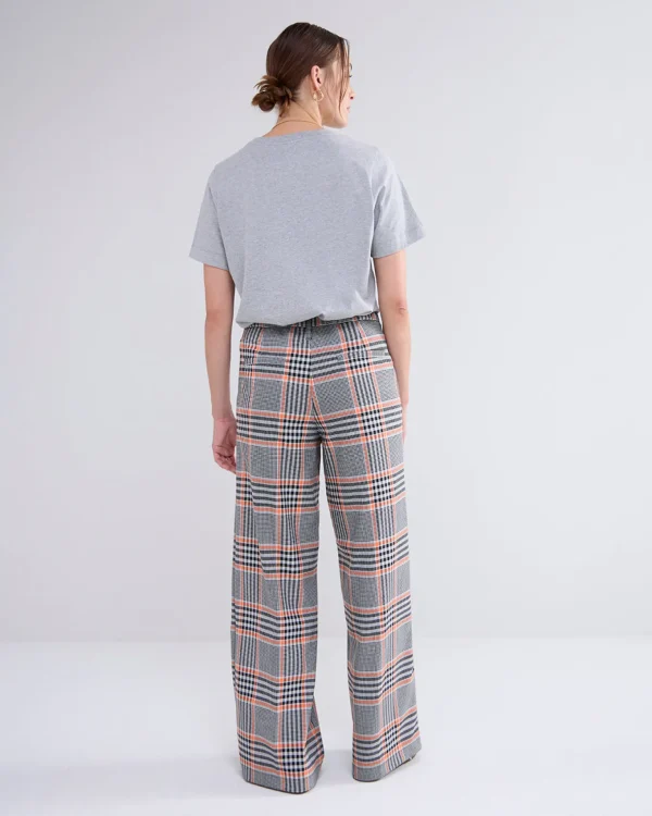 Ruitjesbroek Met Wijde Pijp>Summum Shop
