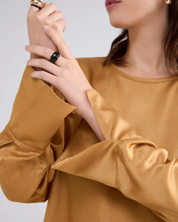 Slanke Top Met Glans>Summum Fashion