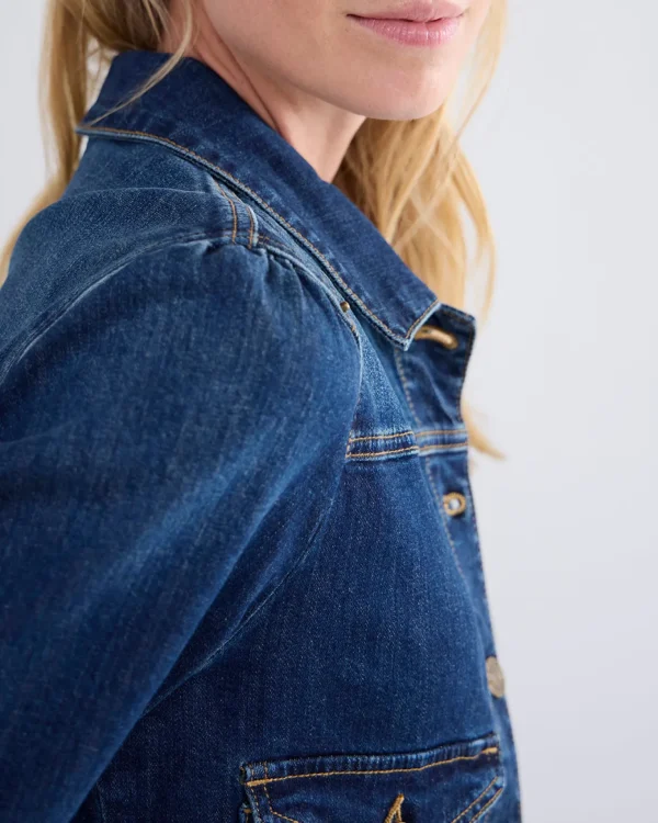 Slim Fit Denim Jacket>Summum Cheap