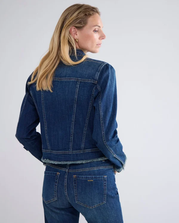 Slim Fit Denim Jacket>Summum Cheap