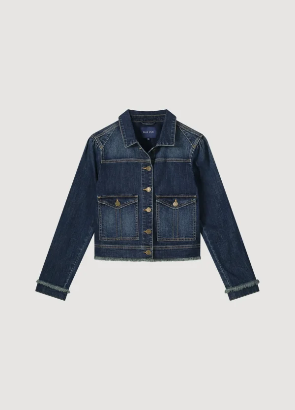 Slim Fit Denim Jacket>Summum Cheap