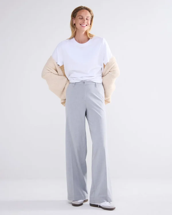 Soepelvallende Wijde Broek>Summum Cheap