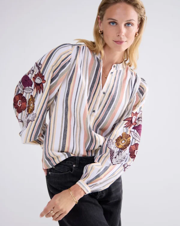 Streepjesblouse Katoen>Summum Best Sale