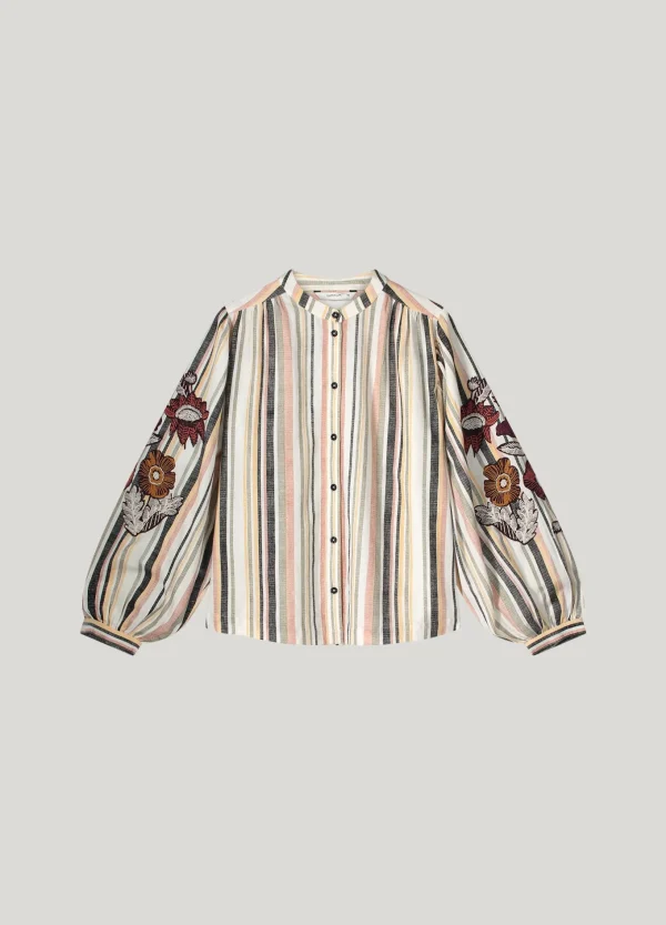 Streepjesblouse Katoen>Summum Best Sale