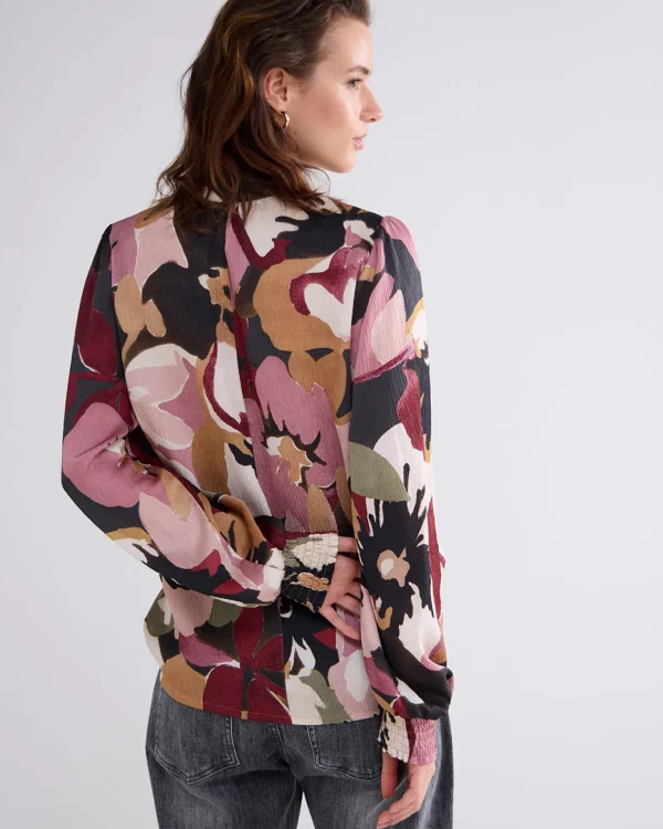 Top Met Bloemenprint>Summum Best Sale