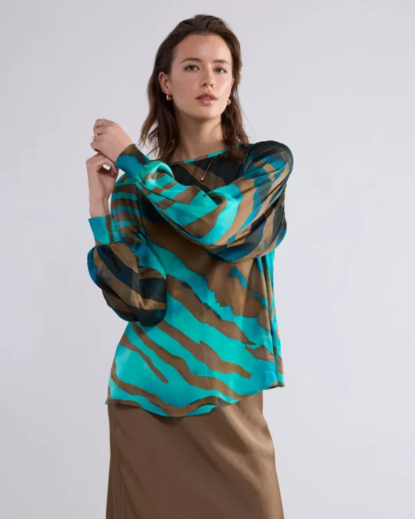 Top Met Ronde Hals>Summum Best Sale