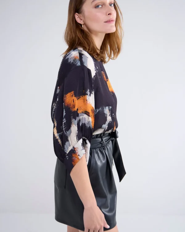 Top Met Split En Wijde Mouwen>Summum Clearance