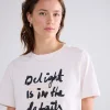T-shirt Met Tekst>Summum Hot