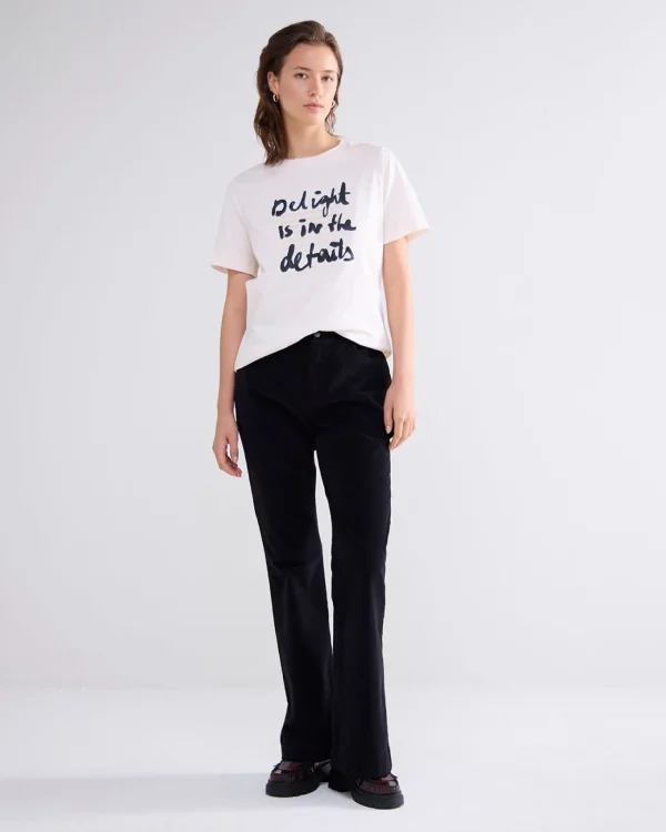 T-shirt Met Tekst>Summum Hot